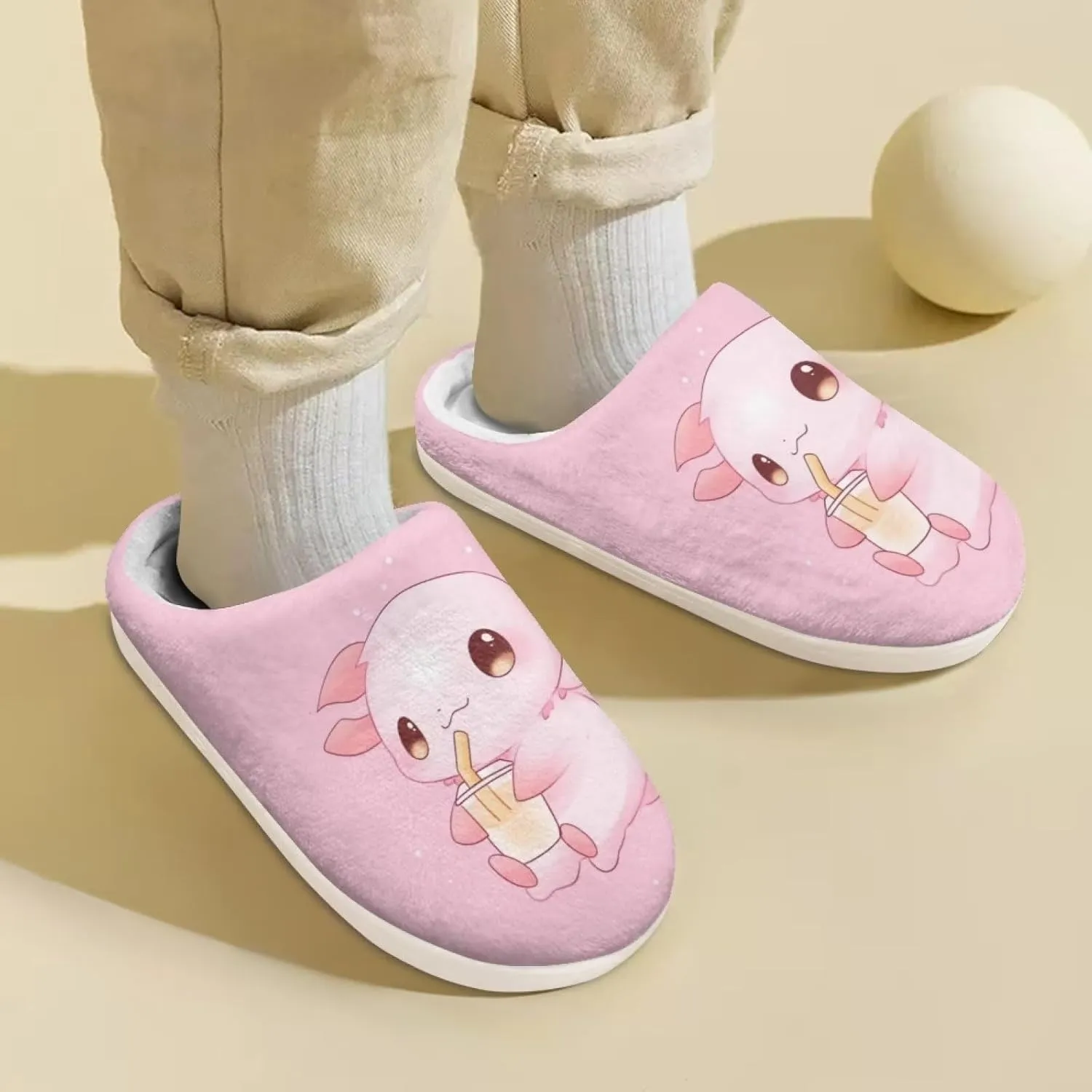DISNIMO Kids Slippers Girls Slippers for Kids Boys Soft Lightweight Cozy Bedroom House Shoes for Indoor and Outdoor Size 9-14.5