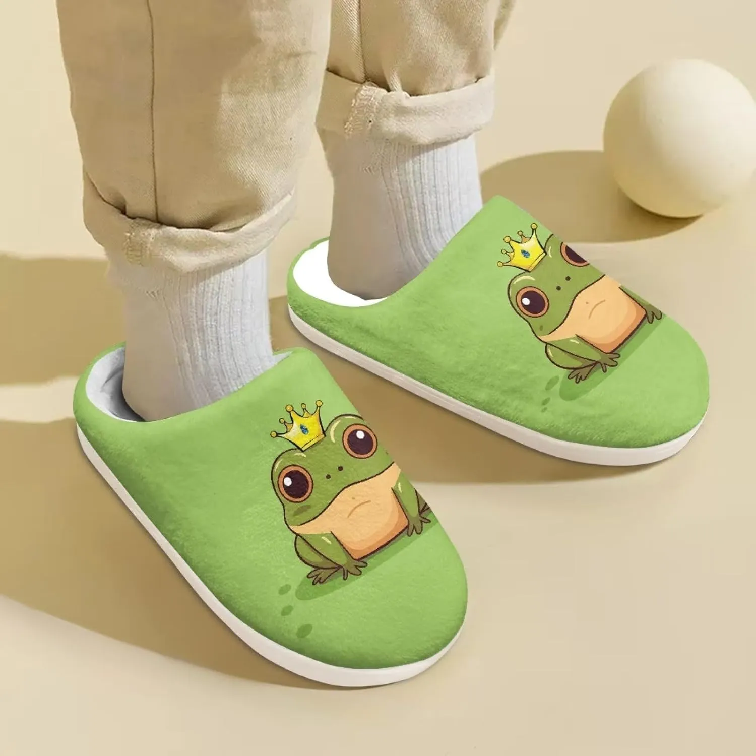 DISNIMO Kids Slippers Household Anti-Slip Indoor Home Bedroom Slippers for Girls and Boys 9-14.5