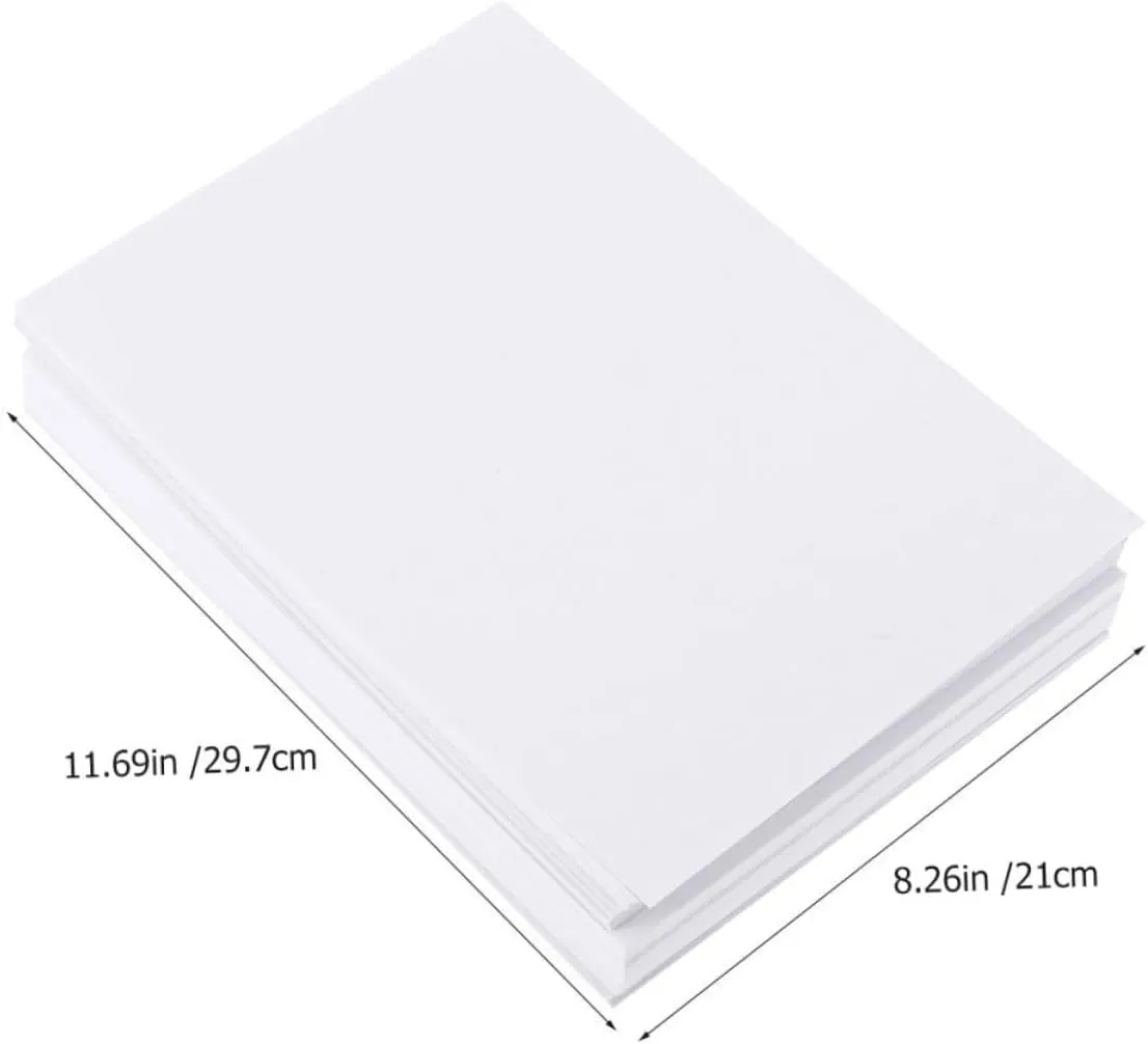 DIYEAH 100pcs Watercolor Paper Drawing Supplies for Students for Art Exams Crafting Sketching and Professional Use Smooth Surface for Creative Projects