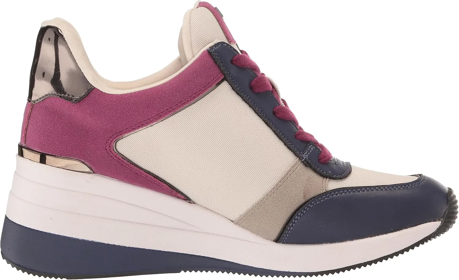 DKNY women's Kaden-Lace Up Wedg Sneaker