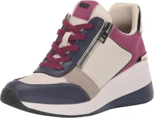 DKNY women's Kaden-Lace Up Wedg Sneaker
