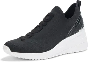 DKNY Women's Keeva Everyday Slip on Wedge Sneaker with Logo