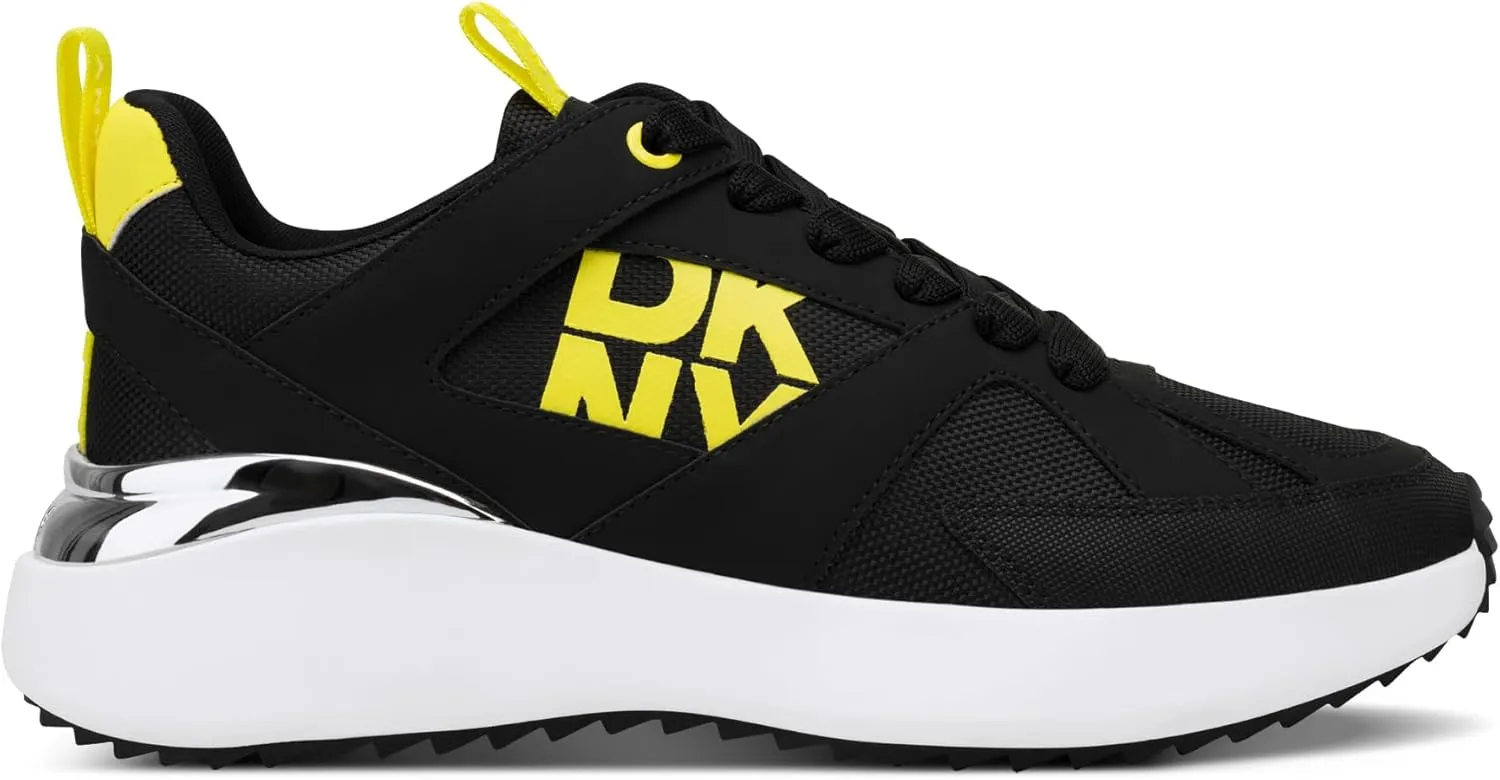 DKNY Women's Zofi Lace Up Sneaker with Logo
