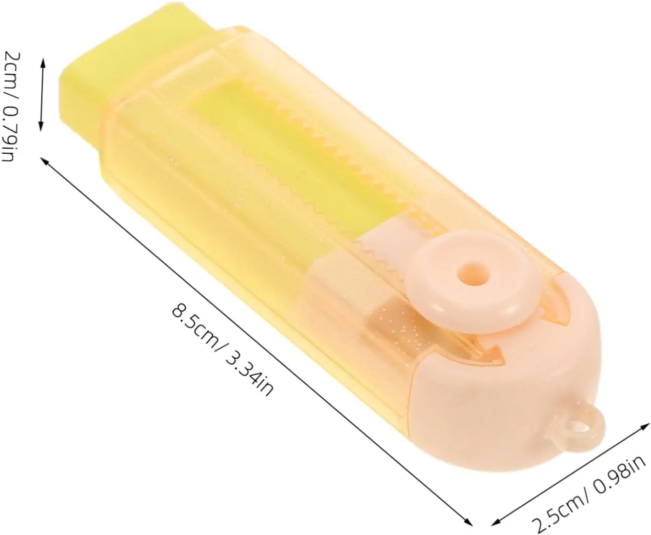 DOITOOL 1set Sliding Retractable Erasers Traceless Multi Function Erasers for Students Office and Art Use Fun and Practical Design and Light 4pcs