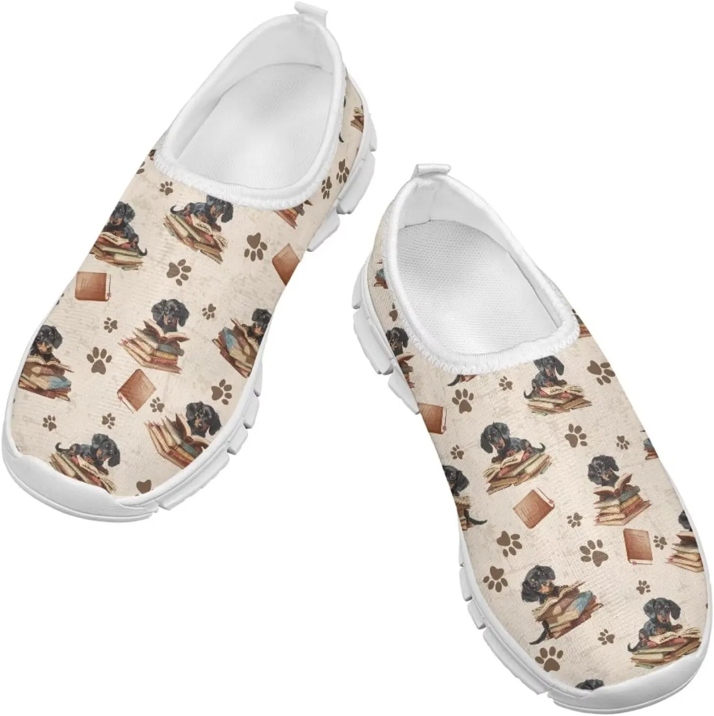 Doojoayie Novelty Girls Slip On Sneakers Soft Flexible Running Shoes Unisex Kid