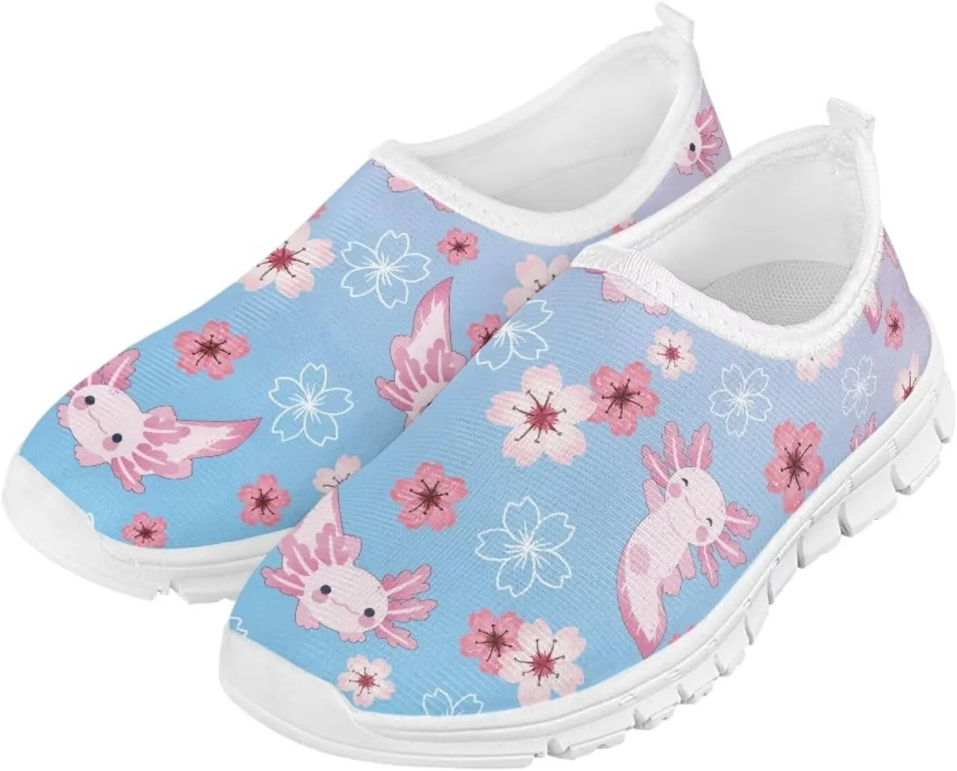 Doojoayie Novelty Girls Slip On Sneakers Soft Flexible Running Shoes Unisex Kid