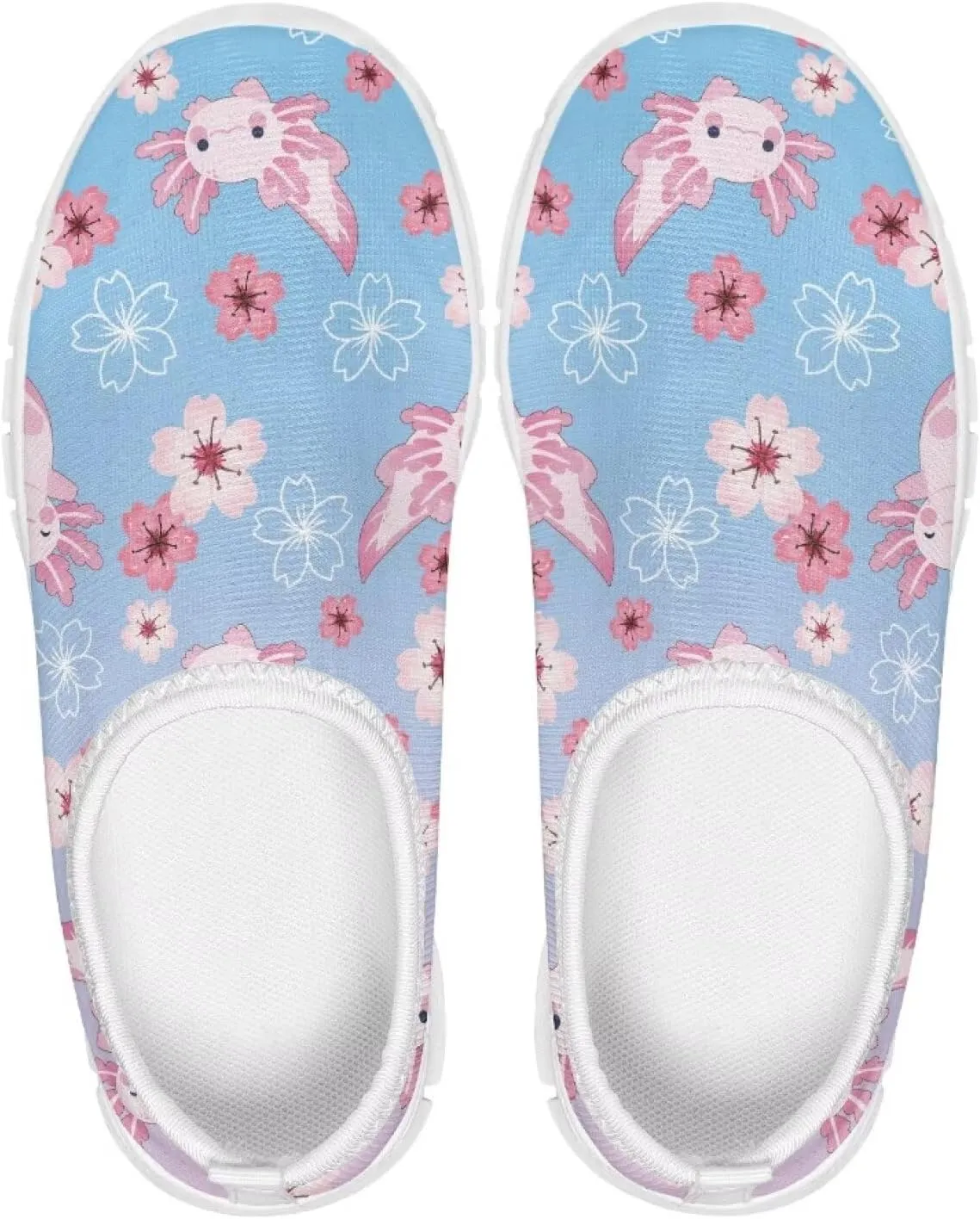 Doojoayie Novelty Girls Slip On Sneakers Soft Flexible Running Shoes Unisex Kid