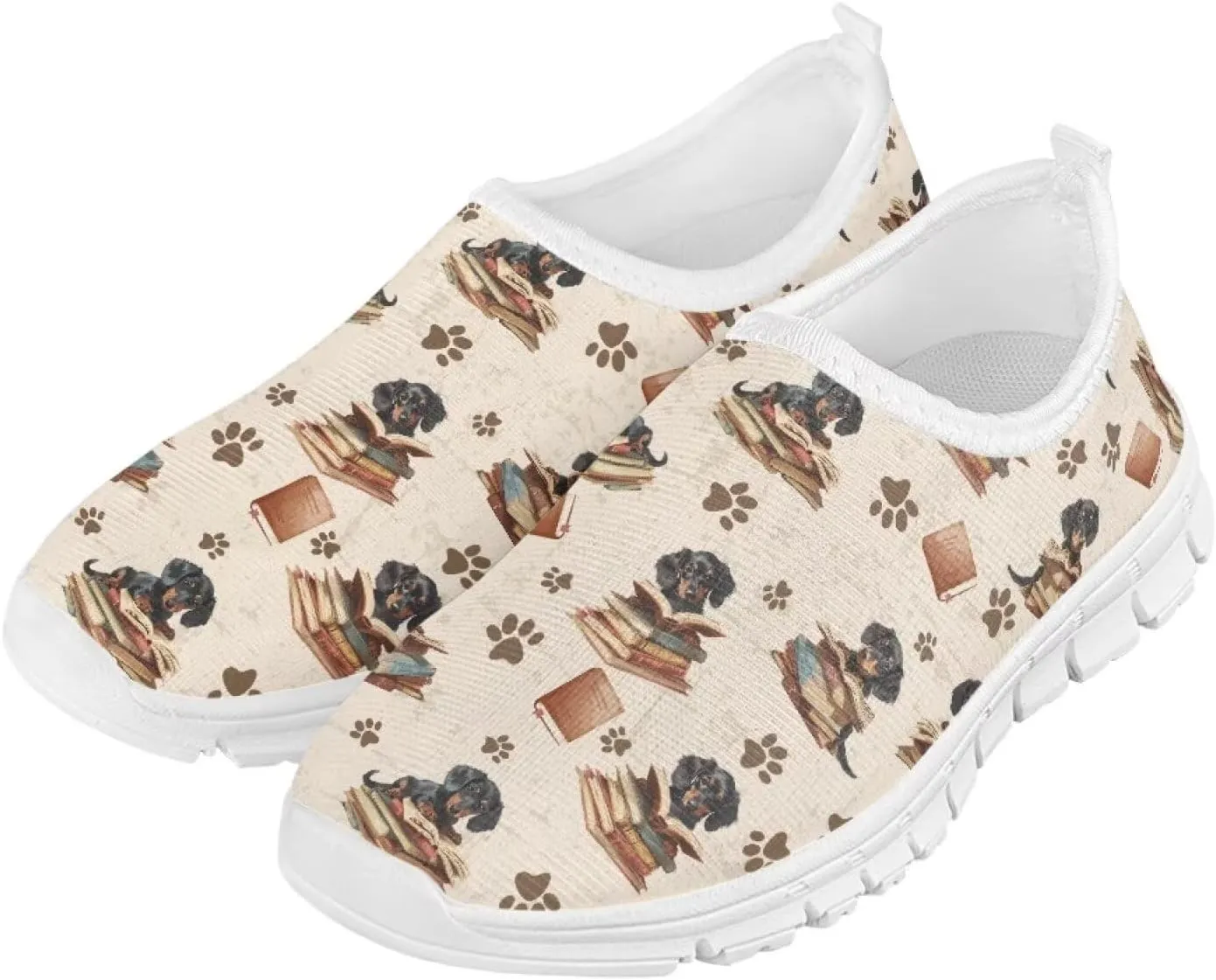 Doojoayie Novelty Girls Slip On Sneakers Soft Flexible Running Shoes Unisex Kid