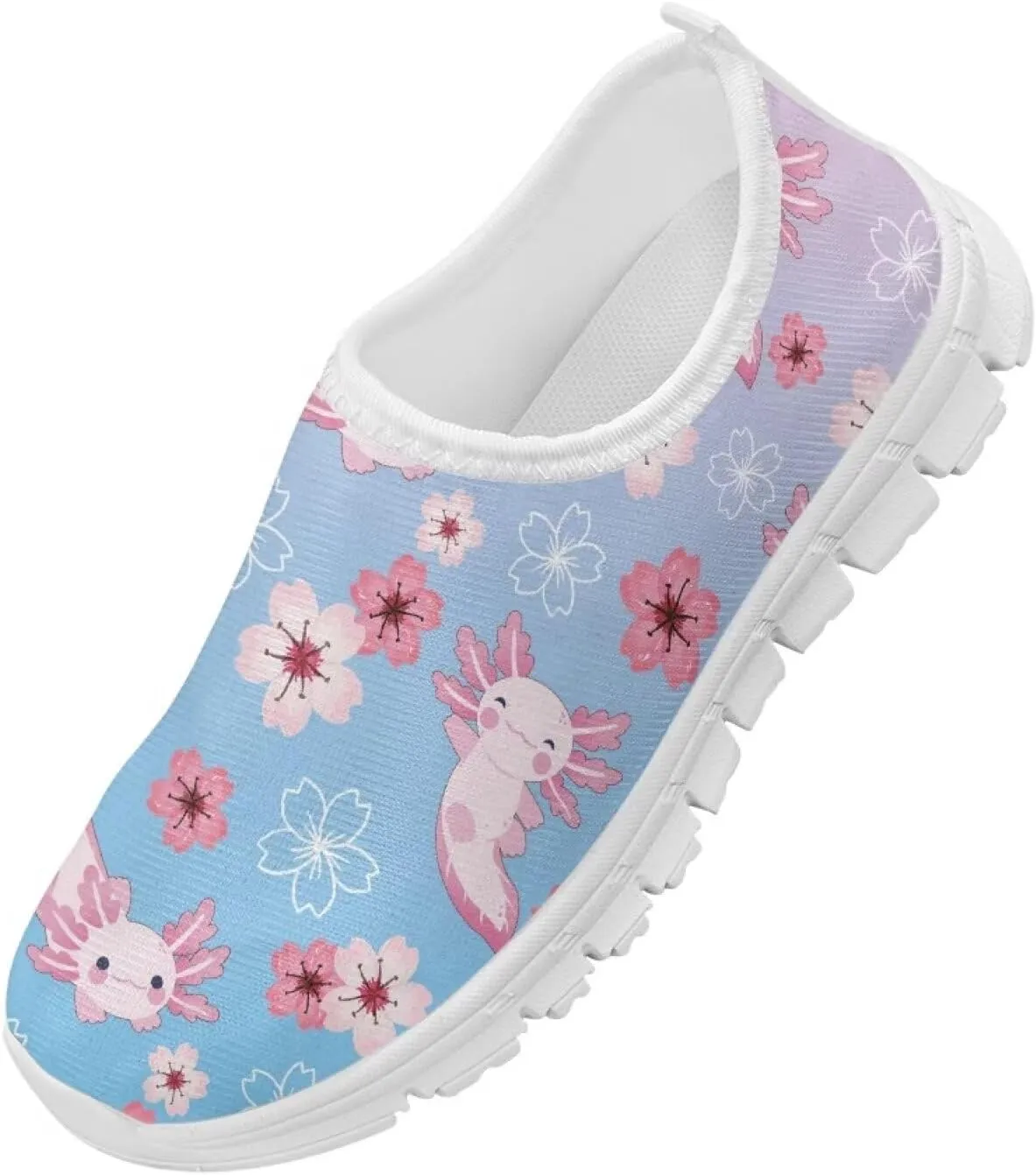 Doojoayie Novelty Girls Slip On Sneakers Soft Flexible Running Shoes Unisex Kid