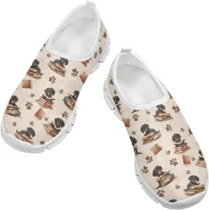 Doojoayie Novelty Girls Slip On Sneakers Soft Flexible Running Shoes Unisex Kid