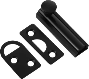 Door Lock Internal Doors Door Bolts Lock Bolt for Recessed Doors Door Latches Door Latch Bolt Lock Door Bolt for Internal Doors Slide Bolt Latch Bathroom Stall Lock Black Copper