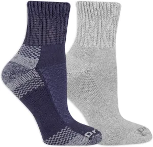 Dr. Scholl's Women's Advanced Diabetic Blisterguard Socks-2 & 3 Pair Packs-Non-Binding Cushioned Comfort
