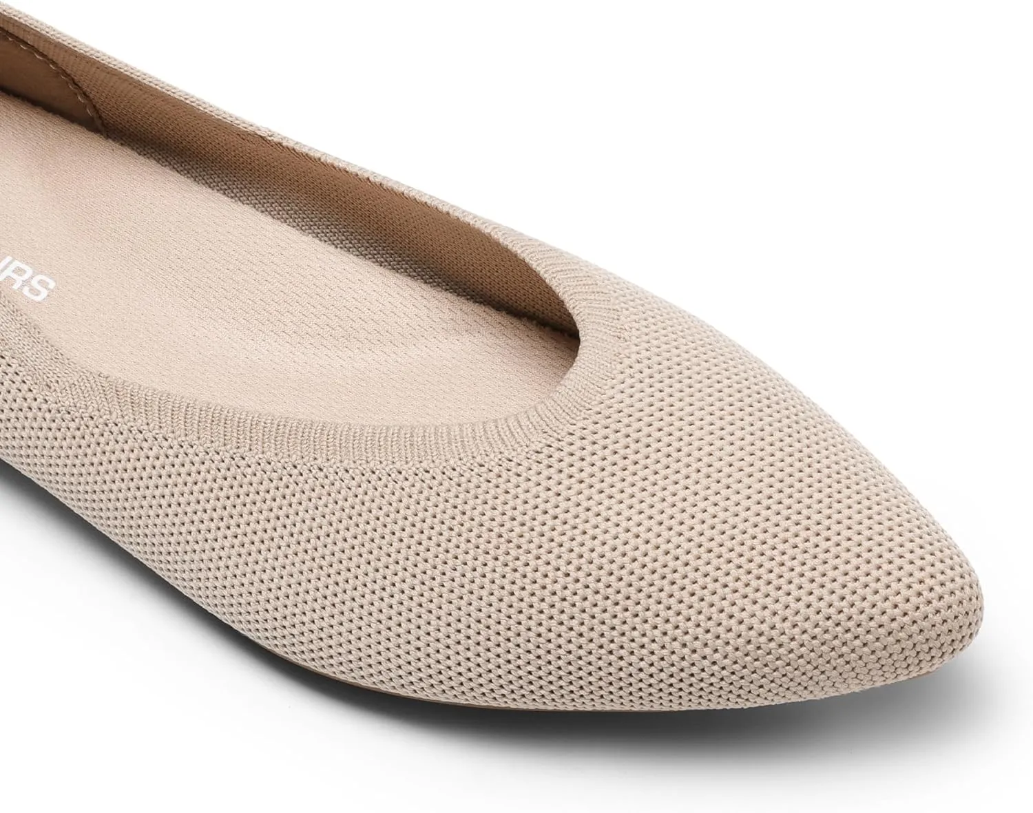 DREAM PAIRS Pointed Toe Flats for Women, Comfortable Dressy Knit Ballet Flats with Arch Support, Women's Dress Shoes for Work Office Business Casual Travel