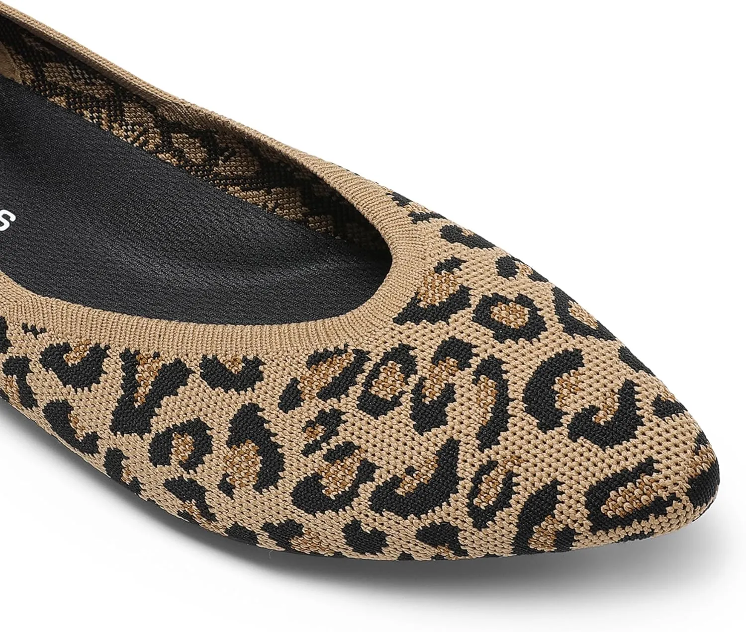 DREAM PAIRS Pointed Toe Flats for Women, Comfortable Dressy Knit Ballet Flats with Arch Support, Women's Dress Shoes for Work Office Business Casual Travel