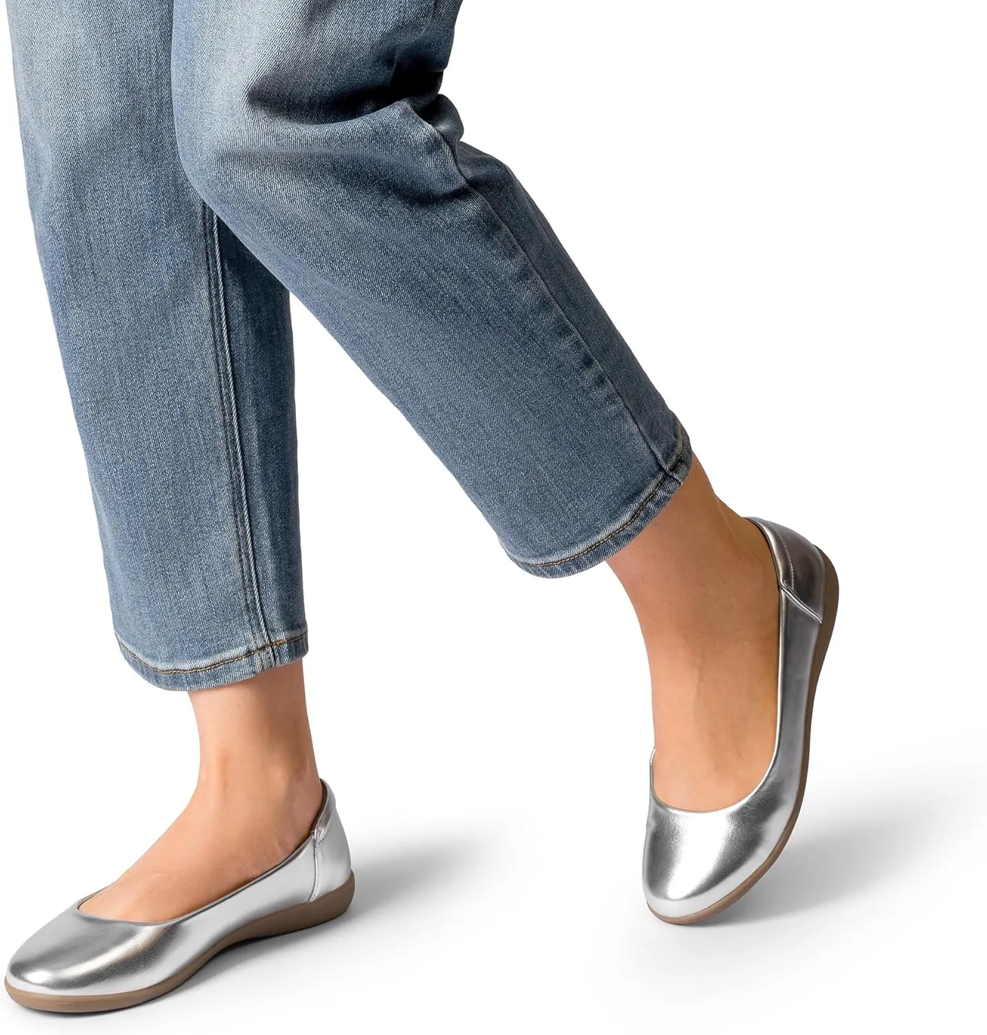 DREAM PAIRS Women’s Comfortable Ballet Dressy Work Flats, Round Toe Slip on Office Shoes