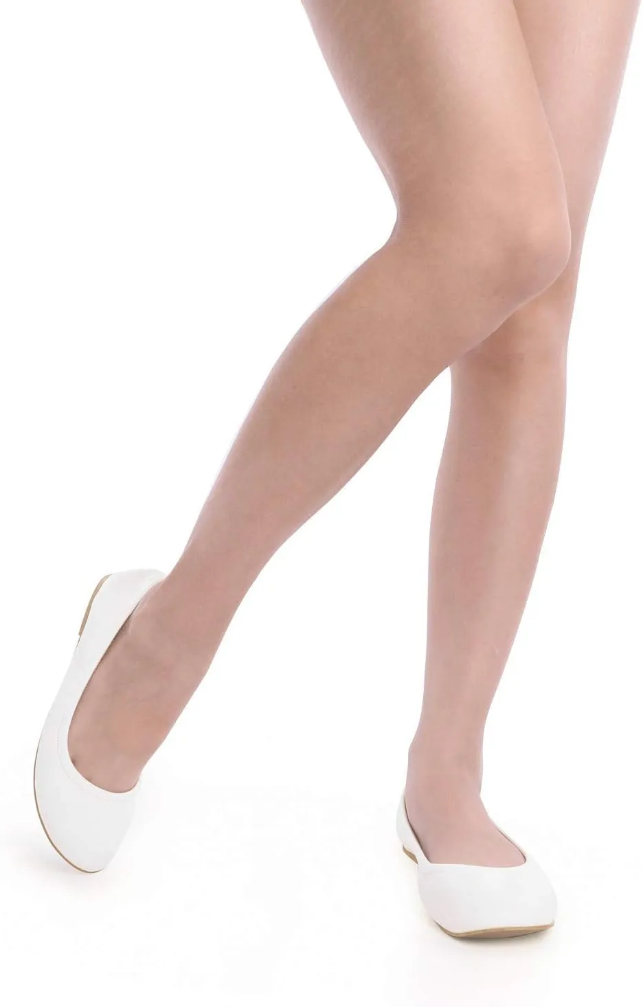 DREAM PAIRS Women's Sole-fina Solid Plain Walking Classic Ballet Flats Shoes