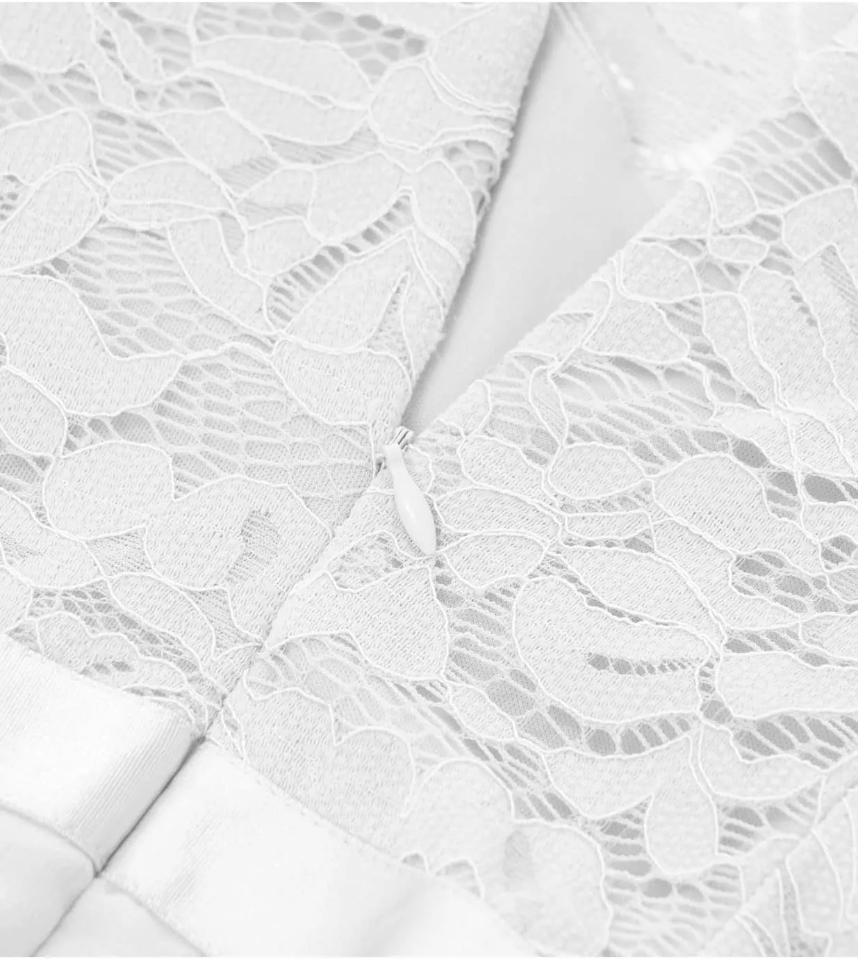 DRESSTELLS Lace Wedding Guest Formal Dresses, V-Back Empire Waist Bridesmaid Prom Party Evening Gown 2025