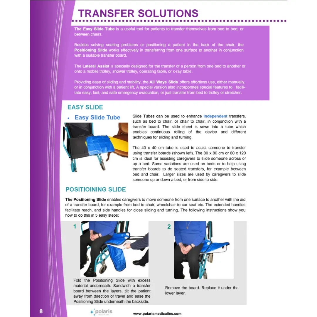 Easy Slide Tubular Slider Sheet 80x120cm