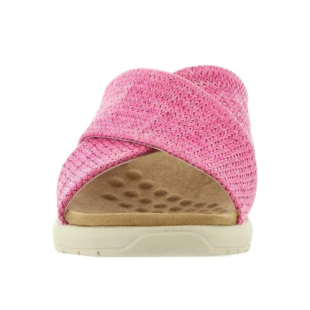 Easy Spirit Women's Taite2 Slide Sandal, Pink 650, 8 Wide