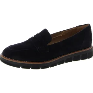 Easy Spirit Womens VELIA Leather Slip On Loafers