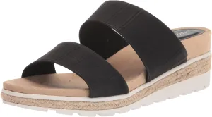 Easy Street Womens Maryann Faux Leather Embossed Heels
