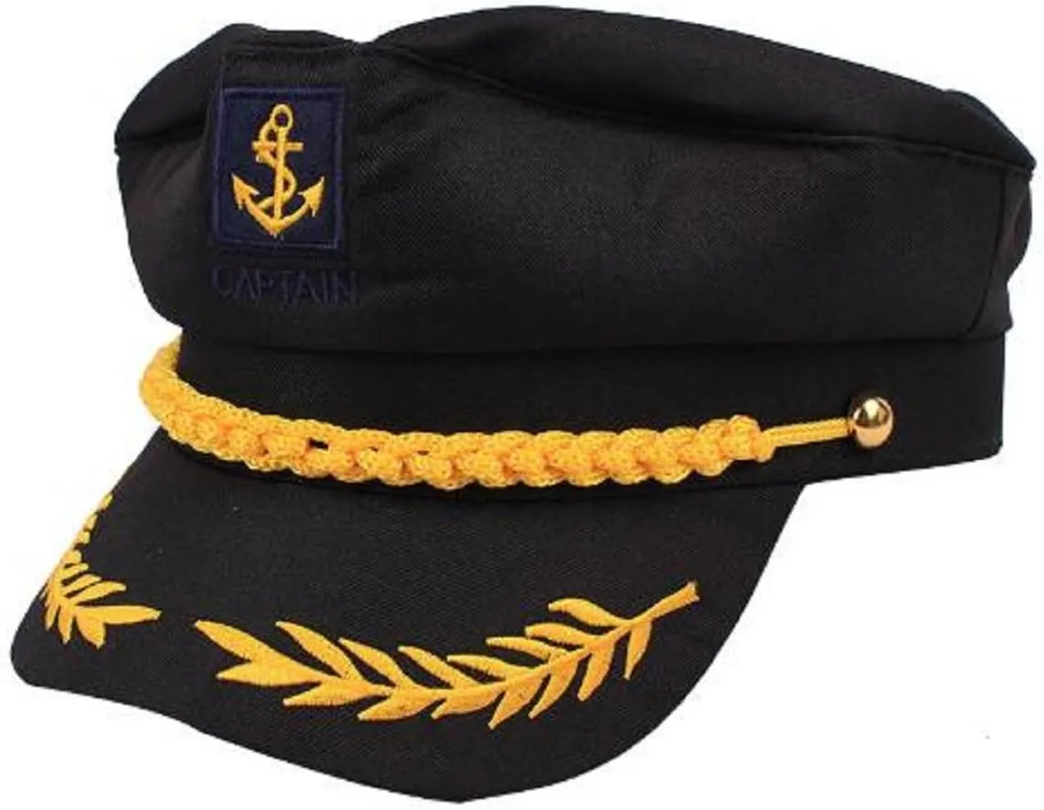 EBTOYS Sailor Ship Yacht Boat Captain Hat Navy Marines Admiral Cap Hat