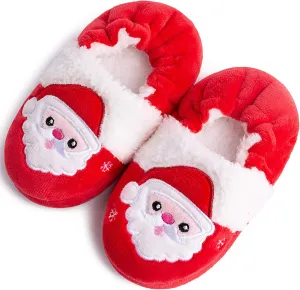 eccbox Toddler Boys Girls Cute Slippers Unicorn Fluffy Fuzzy Winter Warm Slippers Cartoon Animal Plush Indoor House Slip-on Shoes