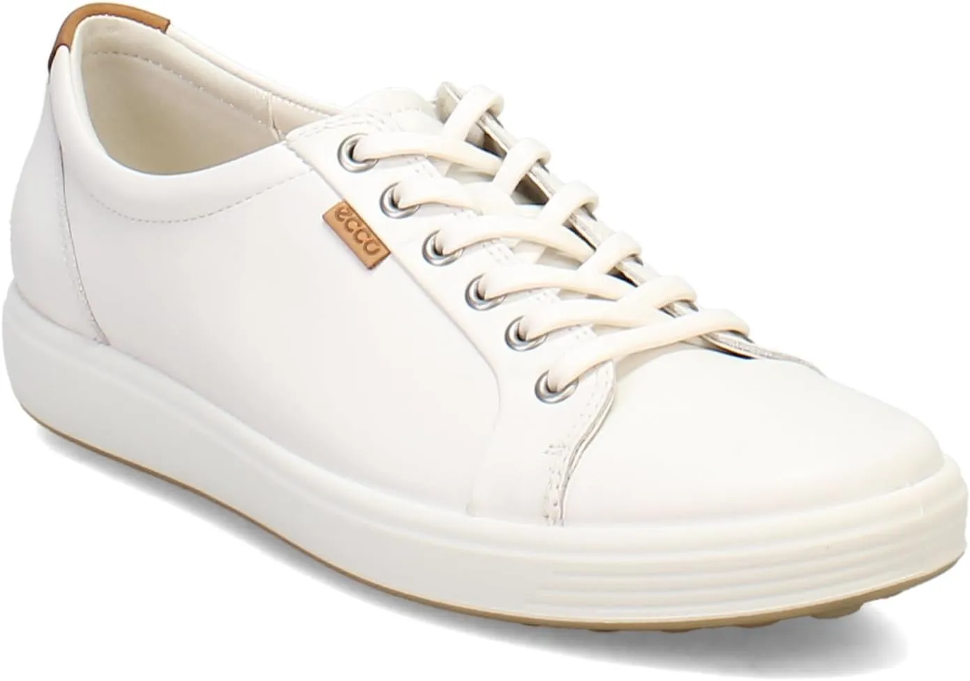 ECCO Womens Soft 7 430003 Leather Trainers