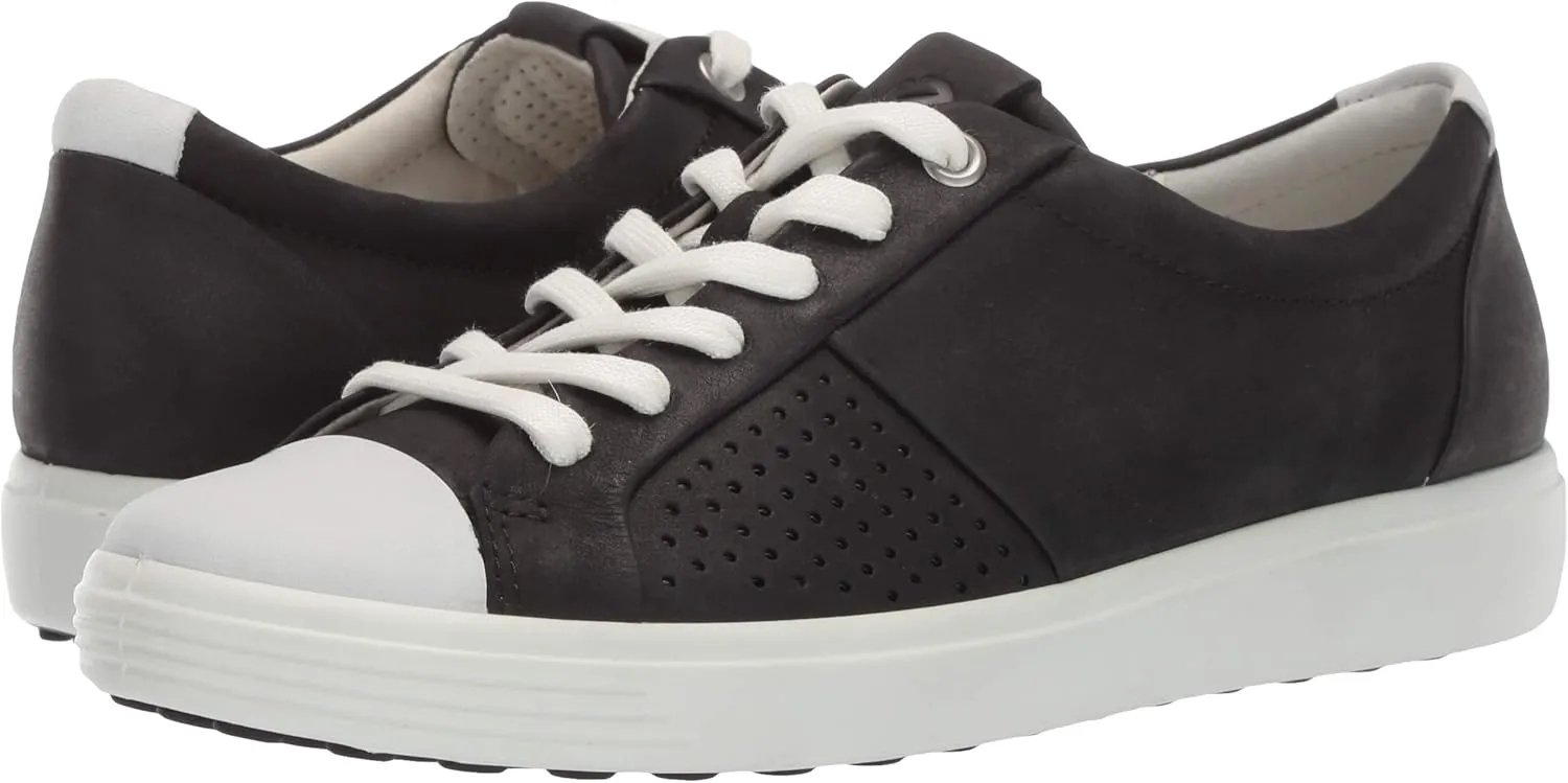 ECCO Women's Soft 7 Sneaker Cap Toe Shoes