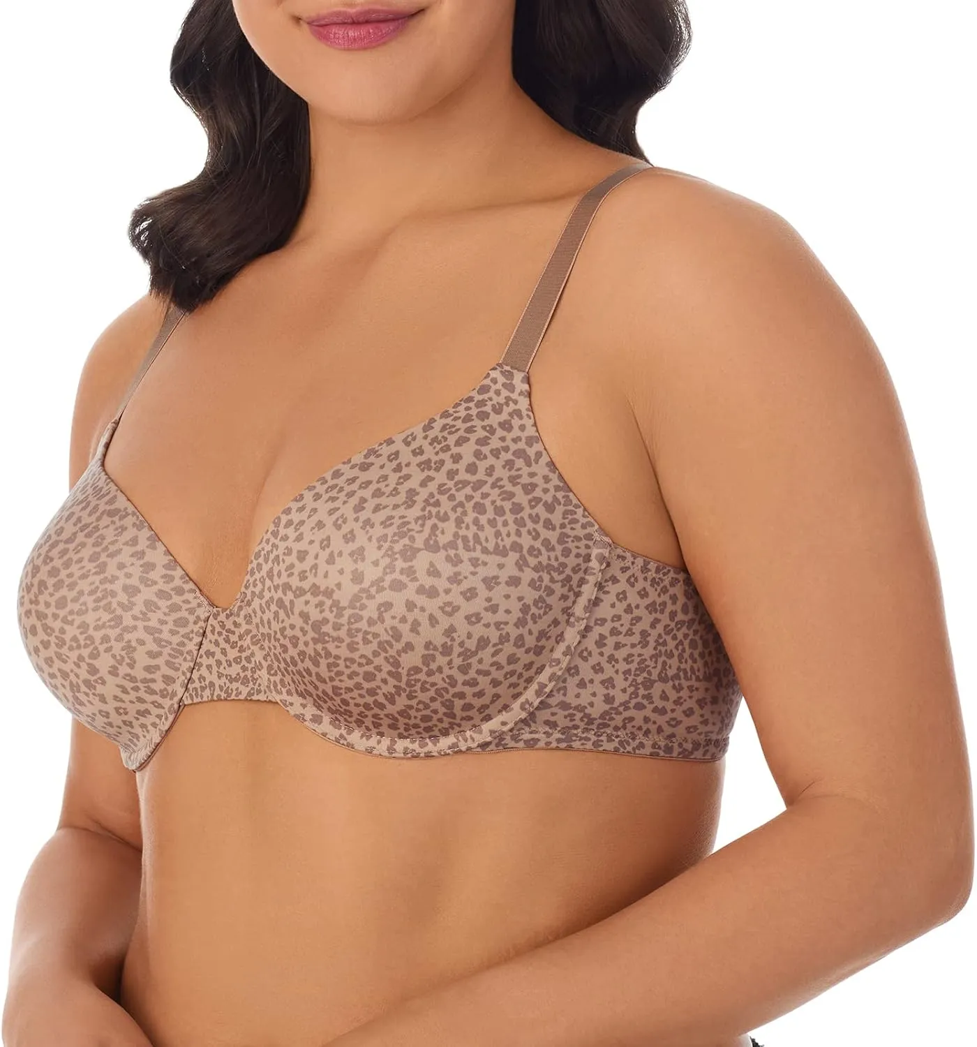 ELLEN TRACY Everyday T-Shirt Bra with Underwire - Adjustable Straps - 2-Pack Multipack