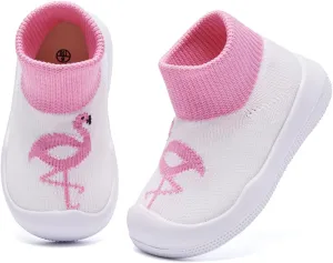 Engtoy Baby Sock Shoes Baby Walking Shoes Infant Non-Slip Breathable Slippers with Soft Rubber Sole Baby Boys Girls Slip On Sneakers