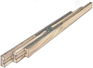 Equalizer Slides 38" Wood
