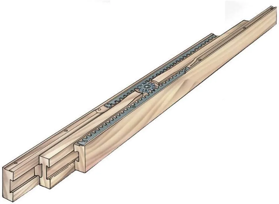 Equalizer Slides 38" Wood