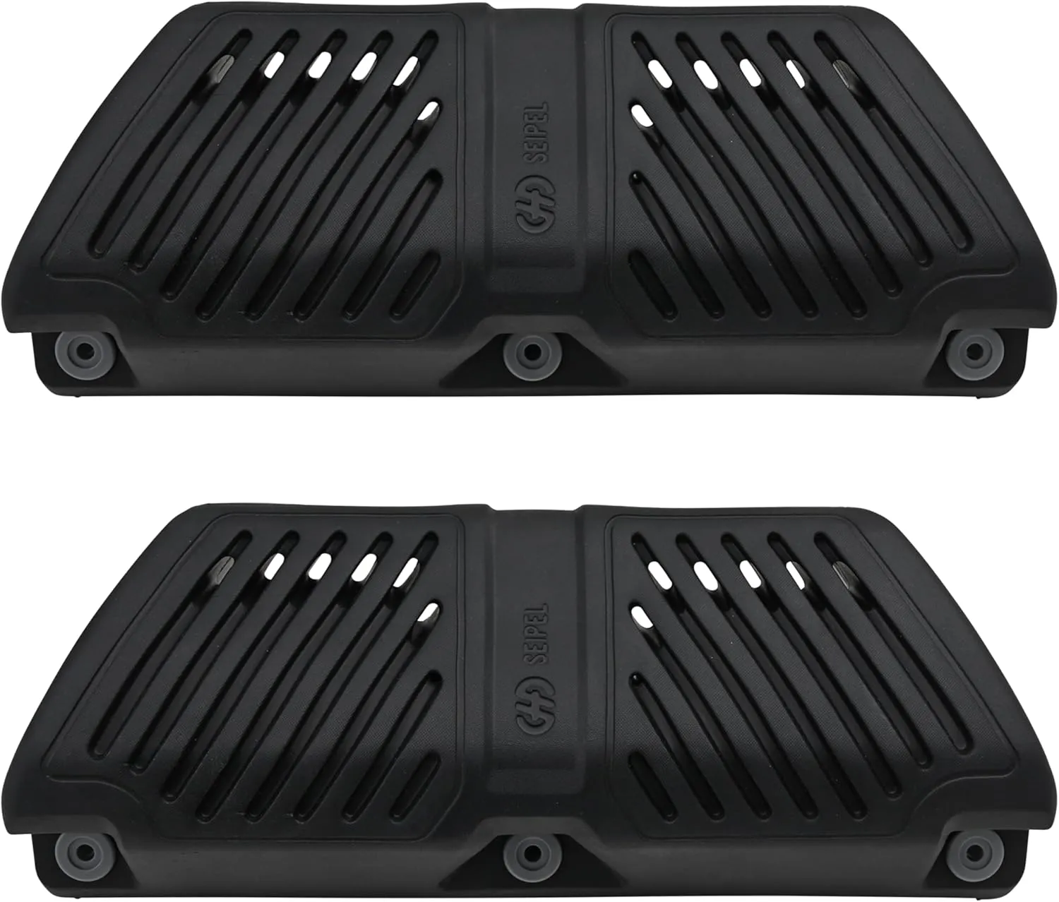 EVA Permanent Dock Fender – Black Boat Dock Fender – UV-Resistant – High-Density Closed-Cell Foam – Includes Stainless Steel Mounting Screws – Single or Double Option - 2 Pack