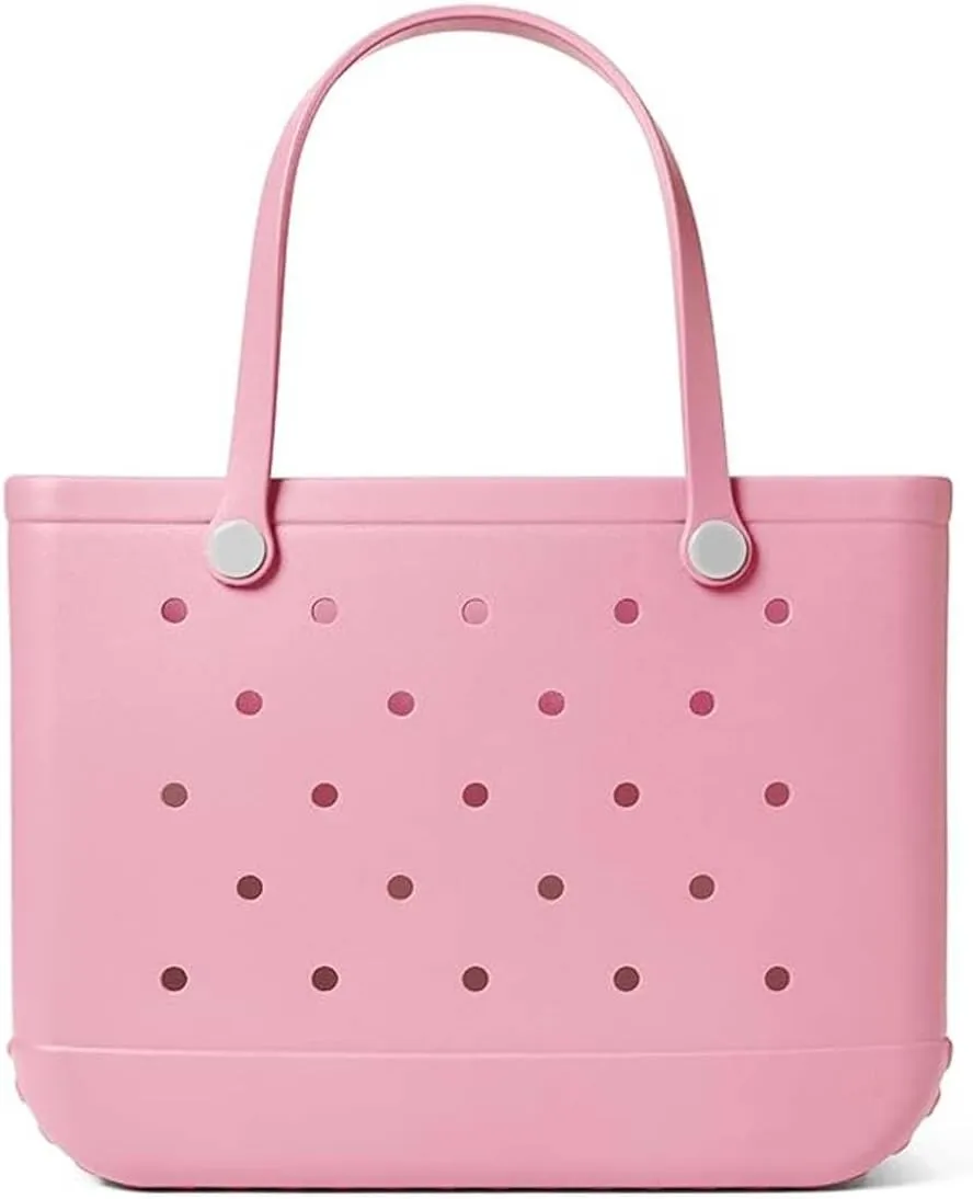 Extra Large Rubber Tote Bag for Women & Men, Waterproof Lightweight Travel X-Large Beach Bag for Boat & Pool