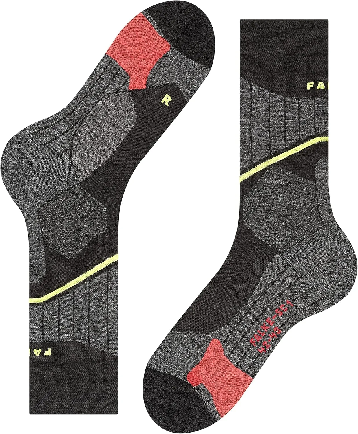 FALKE Men's SC1 Cross Country Ski Socks, Mid Calf, Ultra Light, 1 Pair