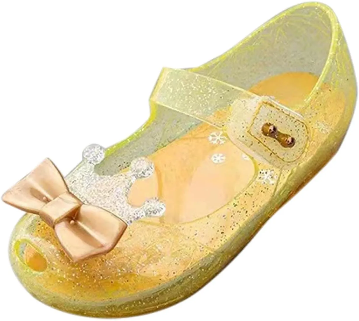Fall Boots Toddler Girl Girls Shoes Crown Flash Diamond Crystal Soft Sole Non Slip Sandals Jelly Dance Shoes Princess Shoes Adult Squeaky Shoes
