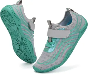 FANTURE Girls & Boys Water Shoes Lightweight Comfort Sole Easy Walking Athletic Slip on Aqua Sock(Toddler/Little Kid/Big Kid)