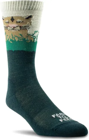 Farm to Feet Santa Monica Everyday Light Cushion Merino Wool Crew Socks