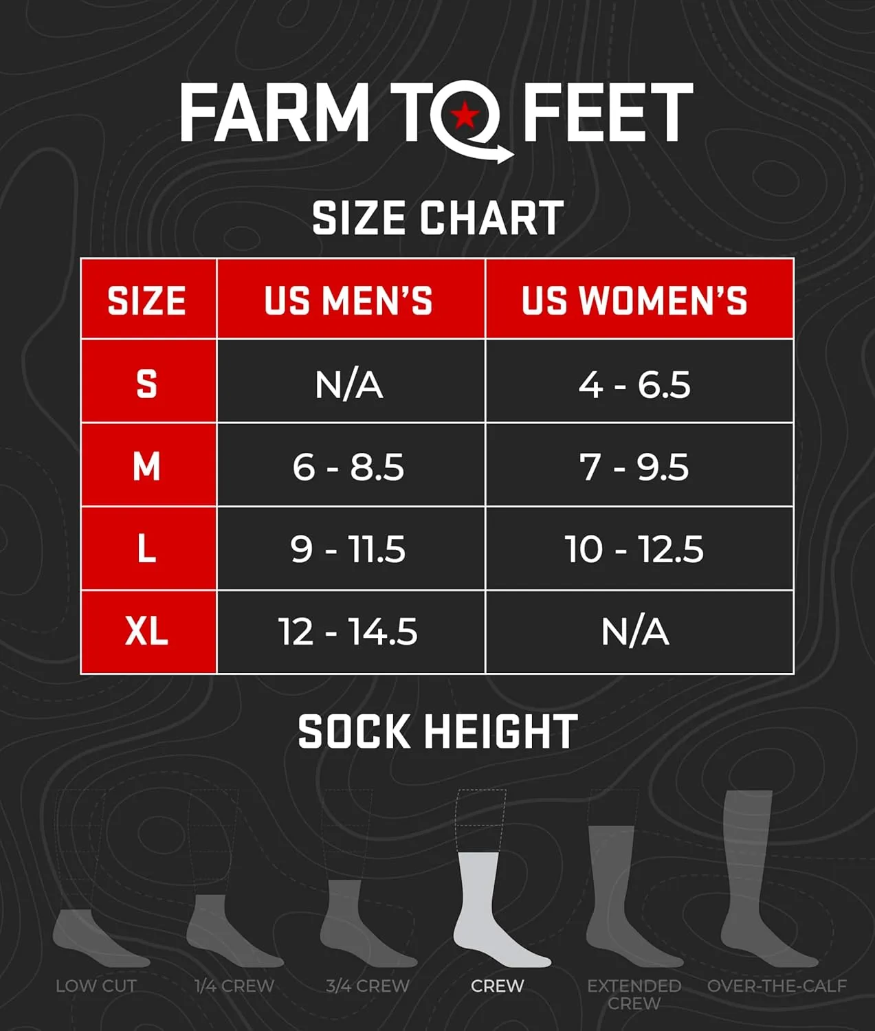 Farm to Feet Santa Monica Everyday Light Cushion Merino Wool Crew Socks