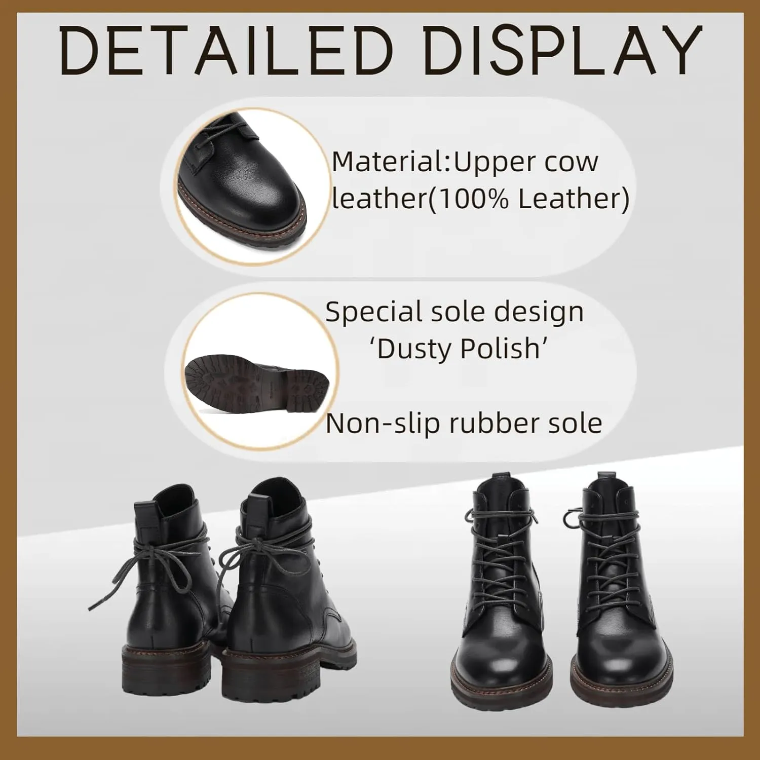 Fashionable Women's Low Heel Ankle Boots - Easy Slip on ，Stylish and Comfortable Flat Booties for Women