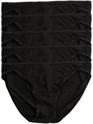 Felina Smooth Low Rise Bikini Panties - Seamless Underwear for Women, Panties for Women (5-Pack)
