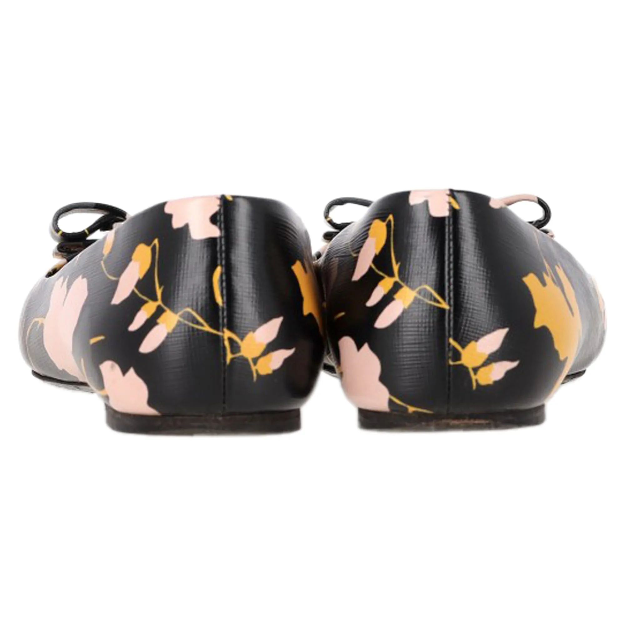 Ferragamo Varina Ballet Flats in Floral Print Leather