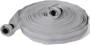 Fire Hose Flat Hose 98.4' with D-Storz Couplings 1 Inch
