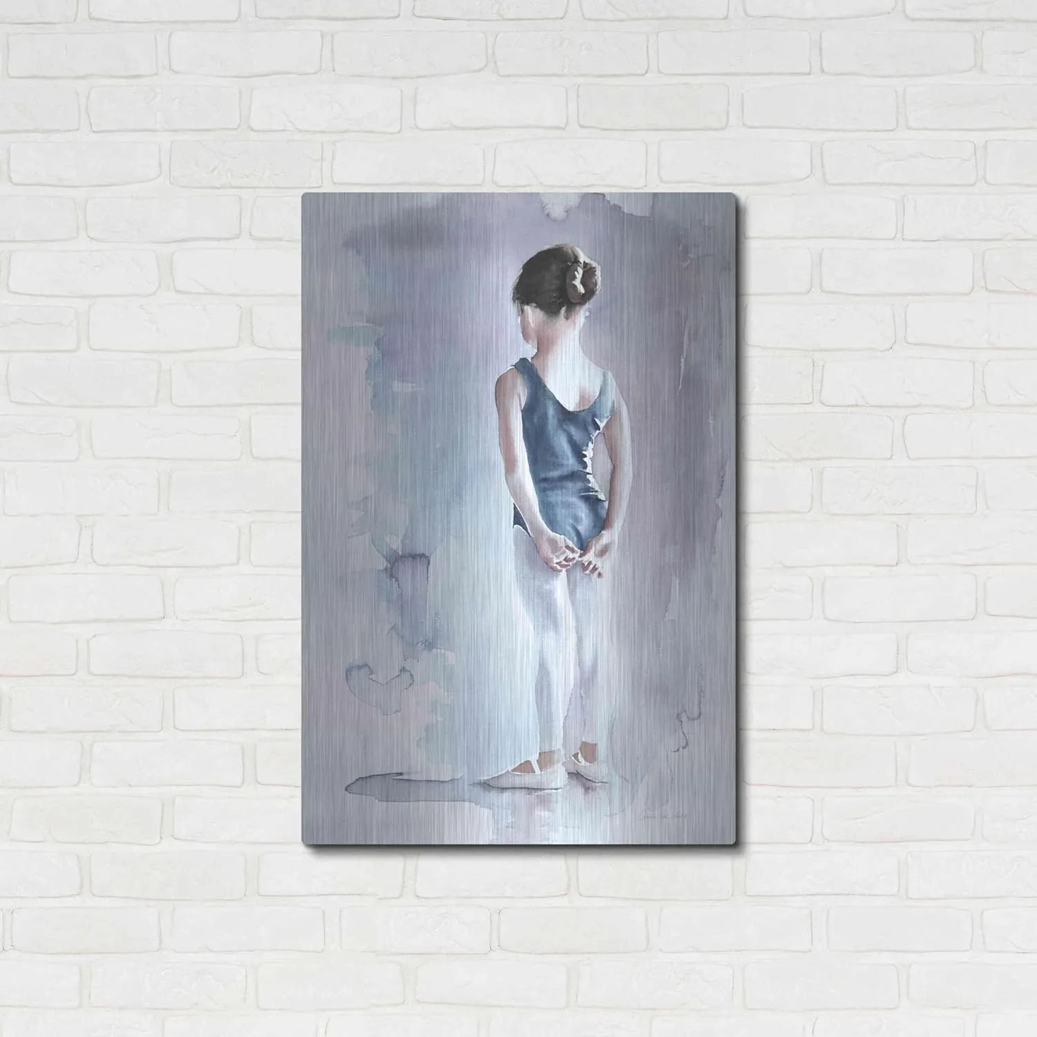 'First Day At Ballet' by Aimee Del Valle, Metal Wall Art, 24"x36"