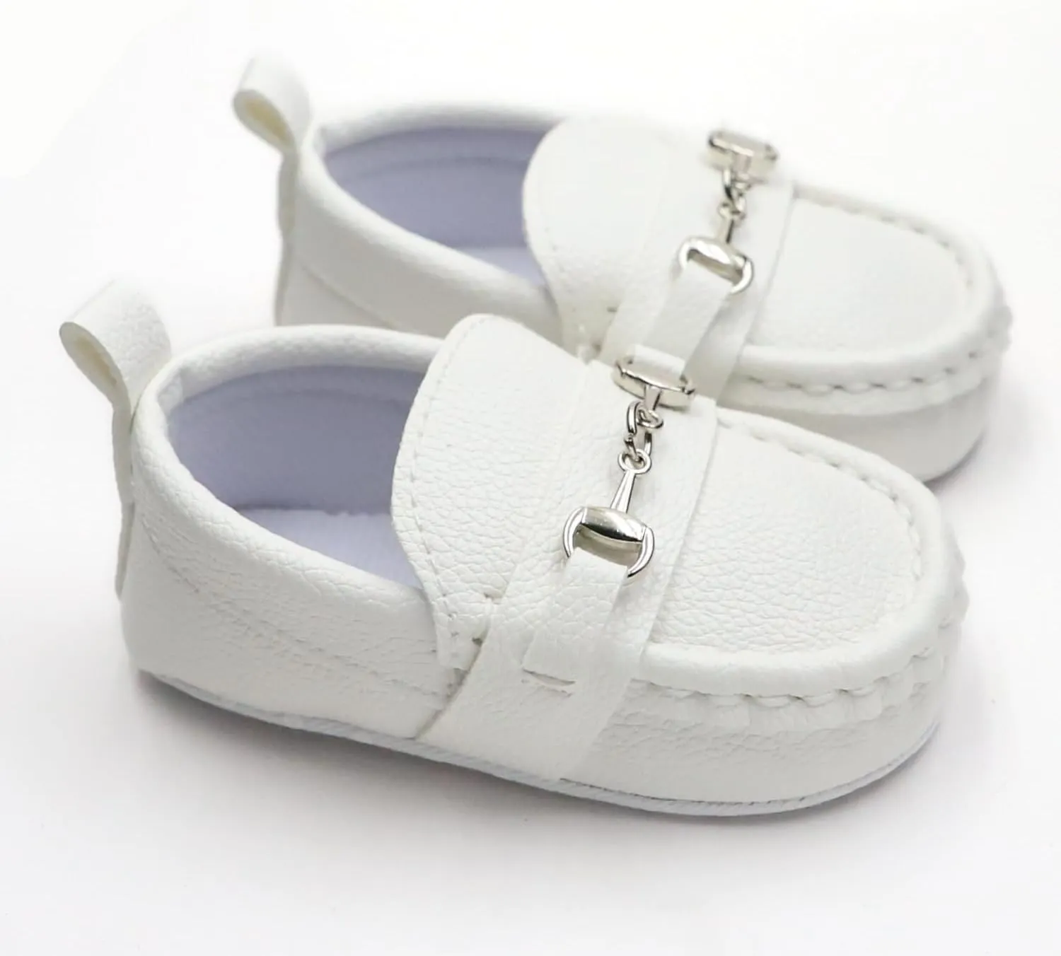 First Walking Shoes for Baby Boys Delightful Solid Color Slip-On Loafers, Lightweight, Non-Slip Flat
