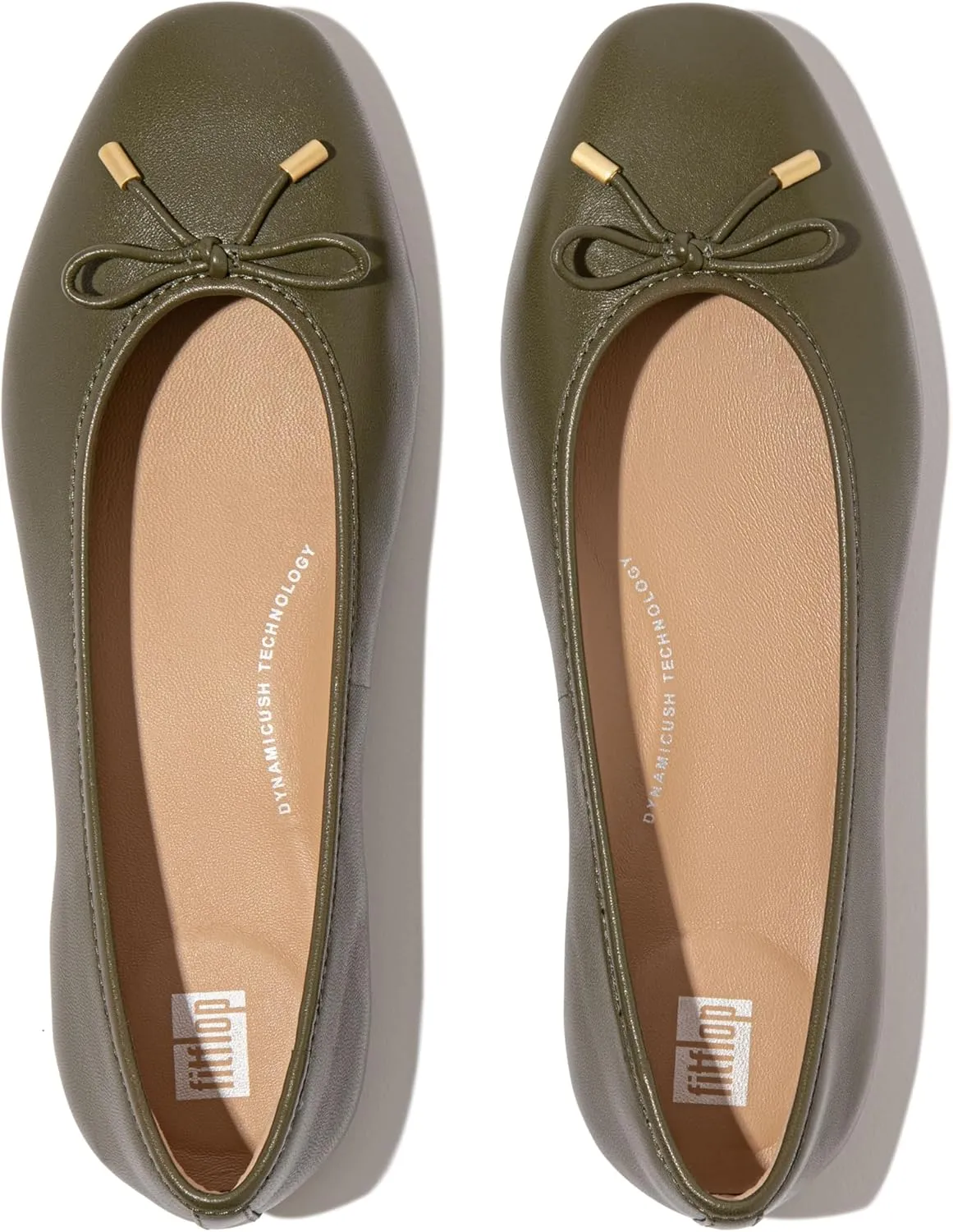FitFlop Women's Delicato Bow Soft Leather Ballerinas Ballet Flat