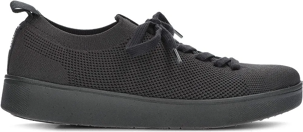 FitFlop Women's Rally E01 Multi-Knit Trainers, black, 7 Women