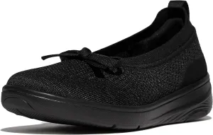 FitFlop Women's Super-q Bow Knit Ballet Flats