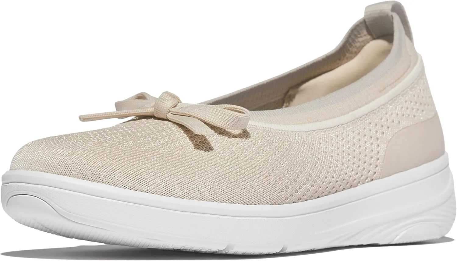 FitFlop Women's Super-q Bow Knit Ballet Flats